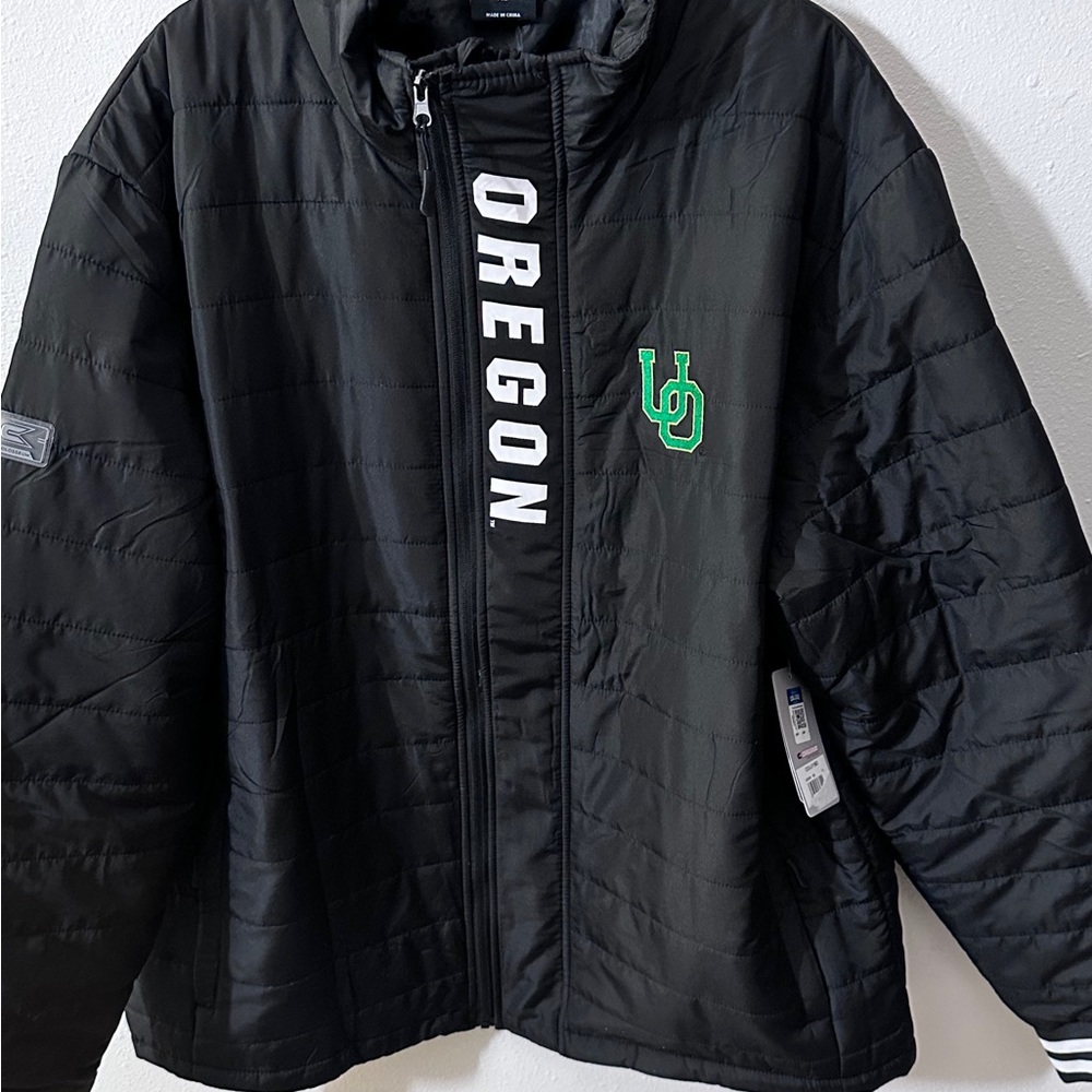 University of Oregon UO Black Jacket  XL NEW w/ tags
